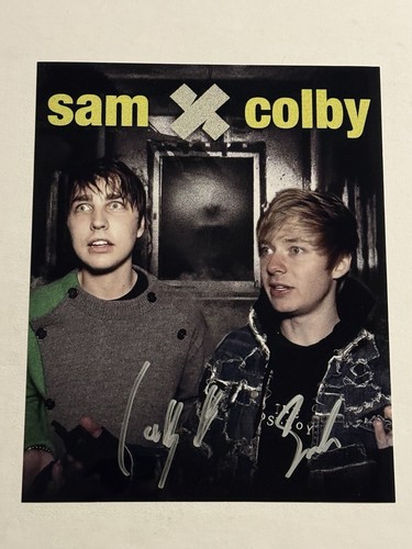 Sam and colby signed - signed, 8x10